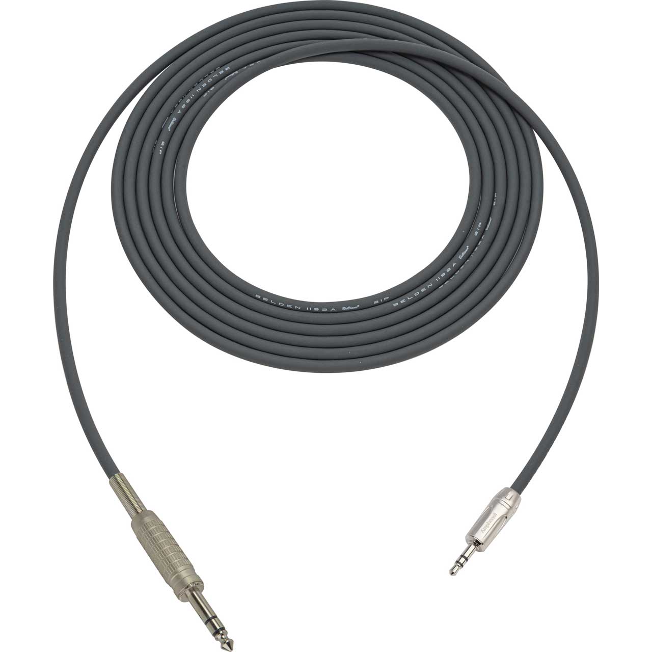 Sescom Audio Cable Belden Star Quad 1/4 TRS Balanced Male to 3.5mm TRS ...