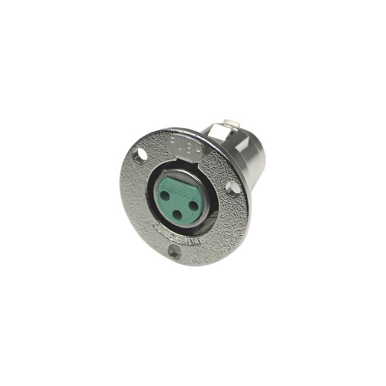 Switchcraft C3f 3 Pin Female Xlr Panelchassis Mount Connector