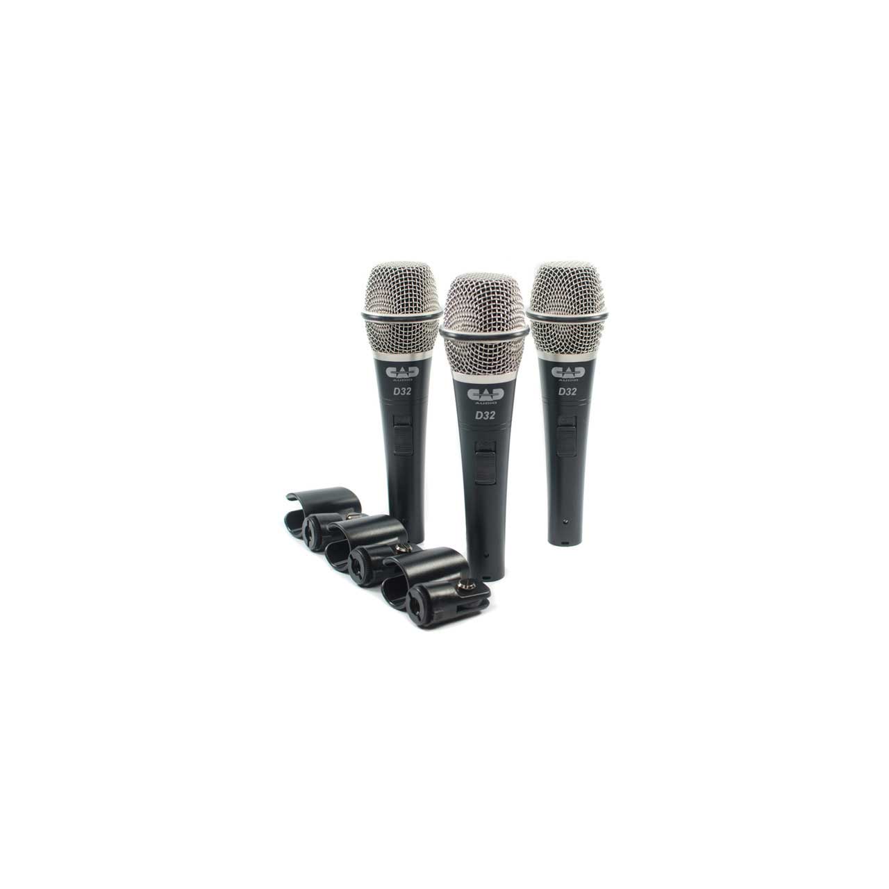 Shure SM58-LC Dynamic Vocal Microphone TRIPLE PERFORMER PAK