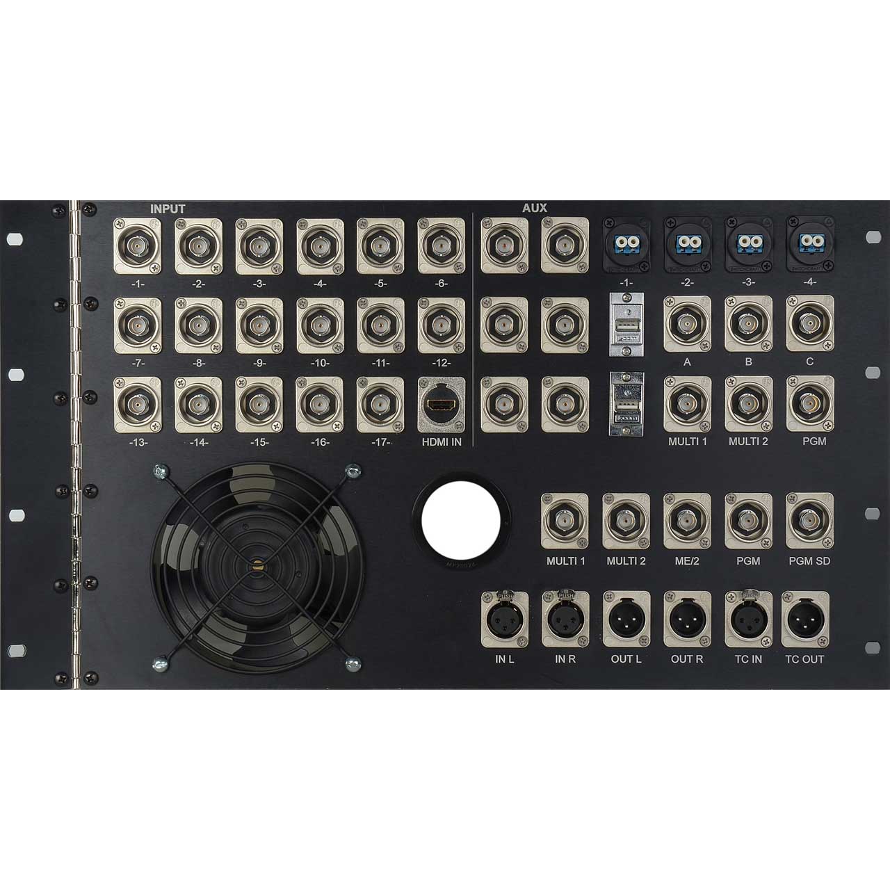 Hinged patch deals panel
