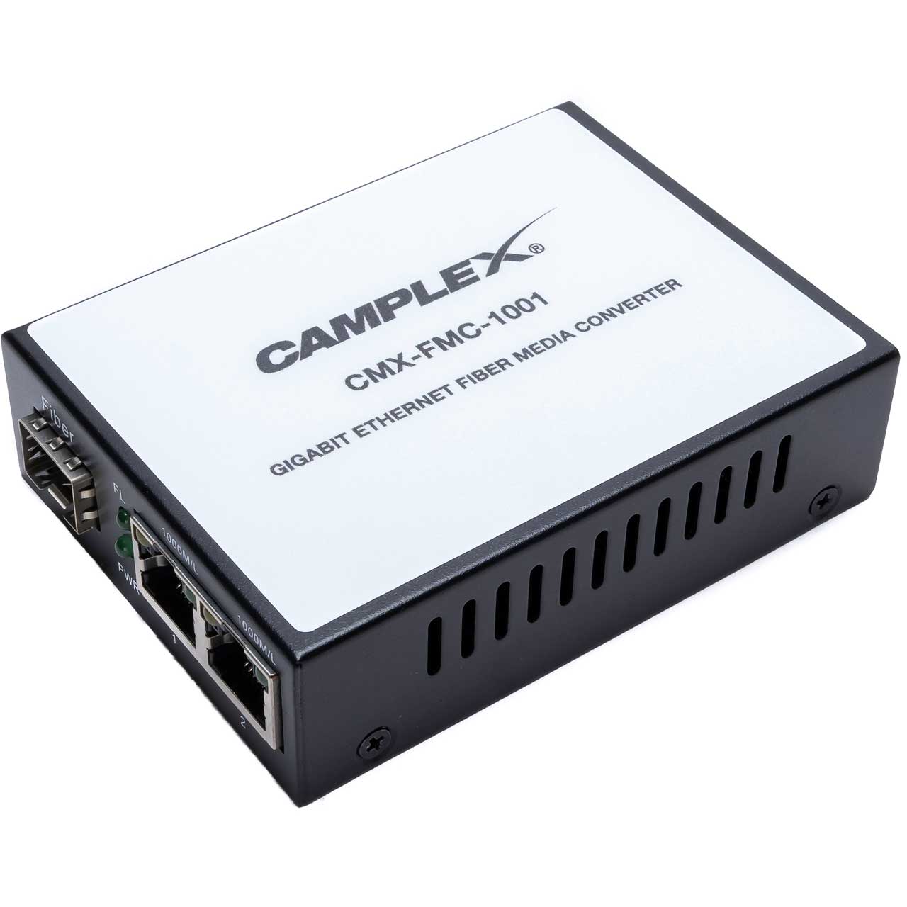 Camplex Fiber Media Converter Gigabit Ethernet 1000Base-T to 1000Base-SX/LX SFP - BStock Unit Cosmetic Blemish