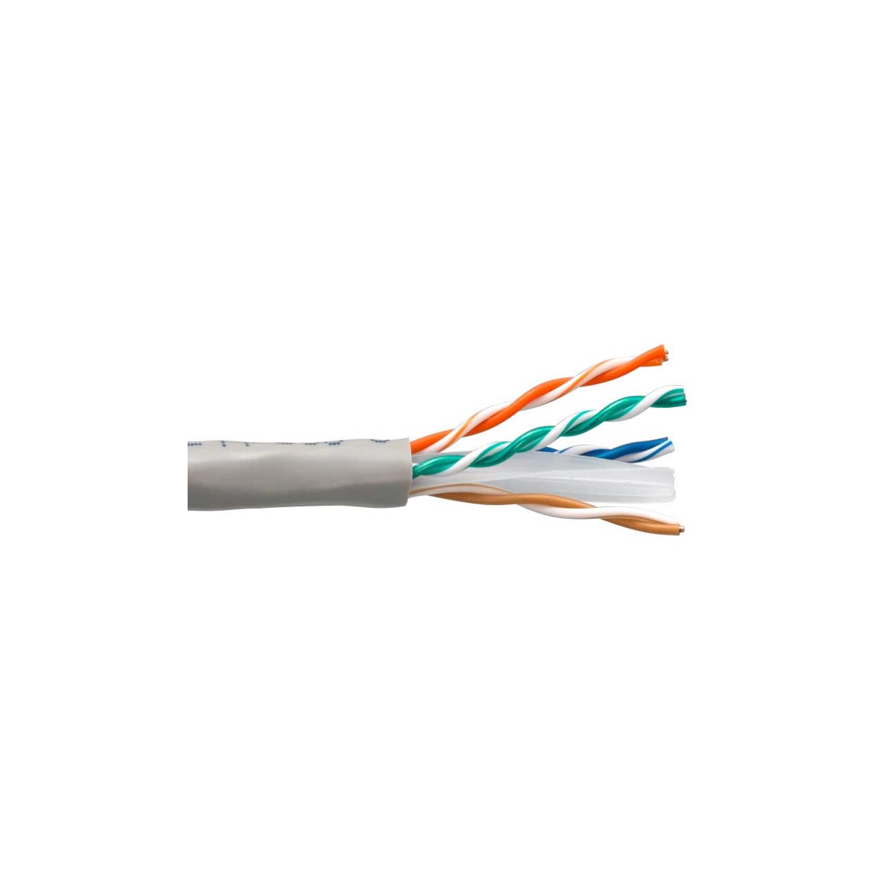 Connectronics 10X8-211TH-CMR 550MHz CAT6 Ethernet Cable - 1000 Foot - Grey CTX-10X8211THCMR