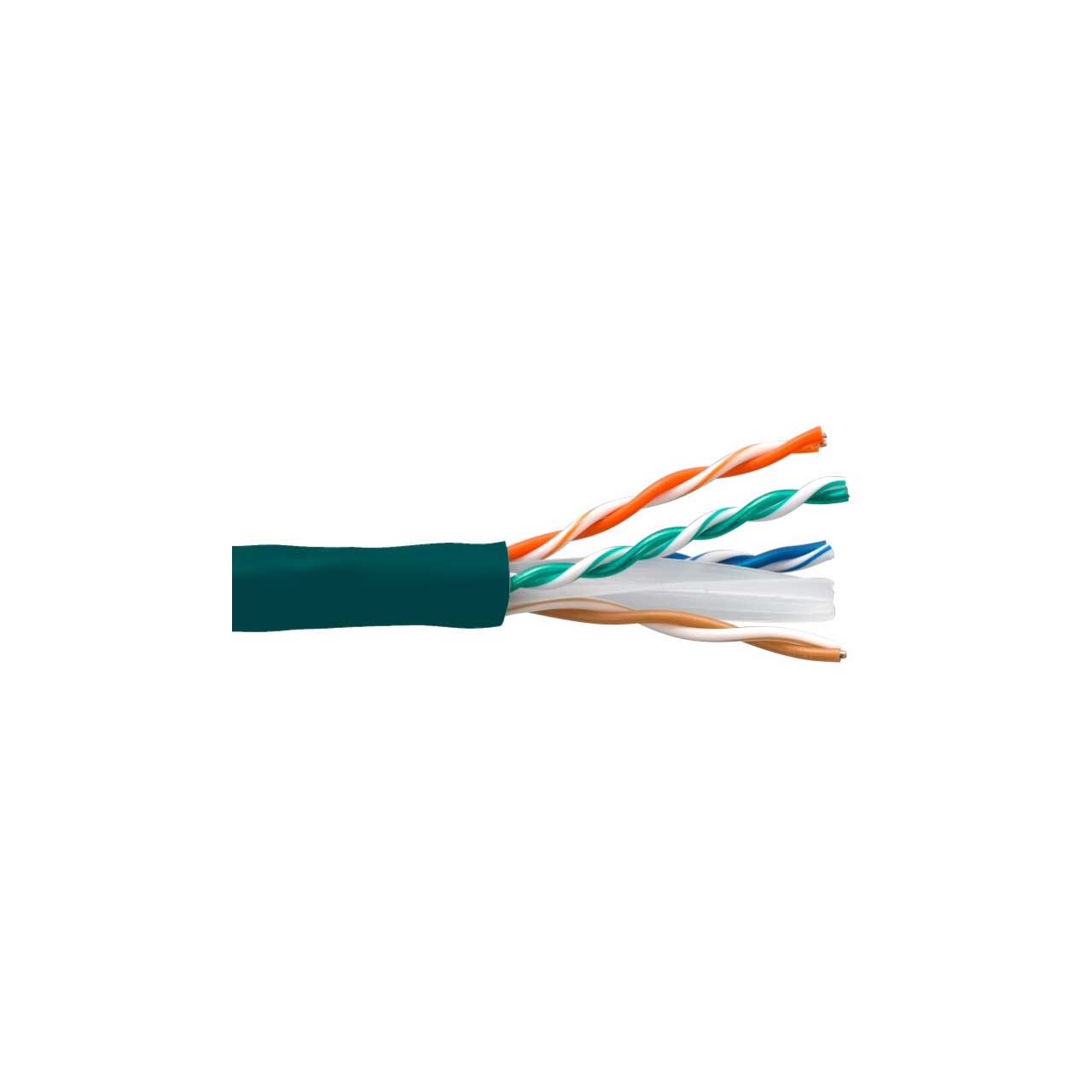 Connectronics 10X8-213TH-CMR 550MHz CAT6 Ethernet Cable - 1000 Foot - Green CTX-10X8213THCMR