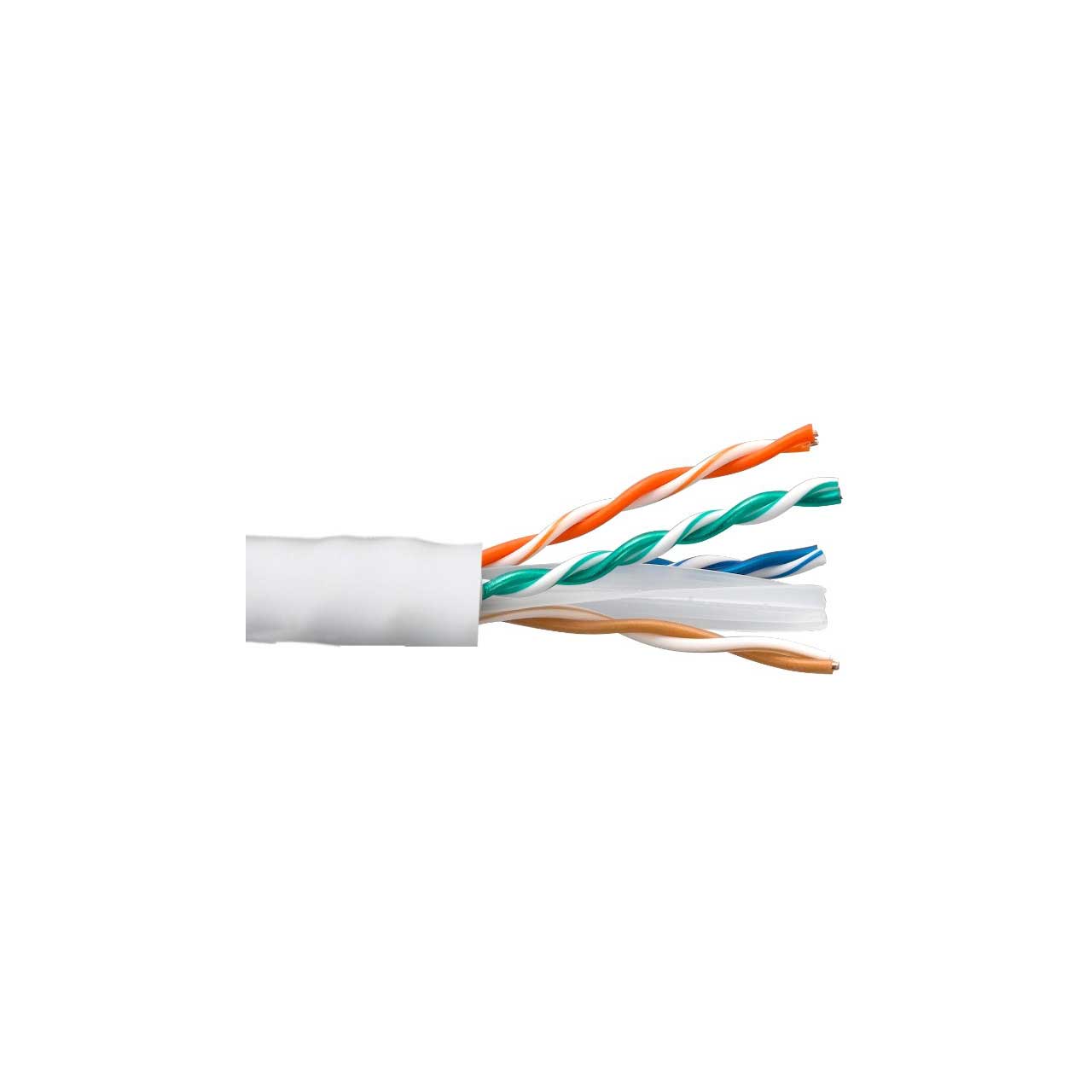 Connectronics 10X8-218TH-CMR 550MHz CAT6 Ethernet Cable - 1000 Foot - White CTX-10X8218THCMR