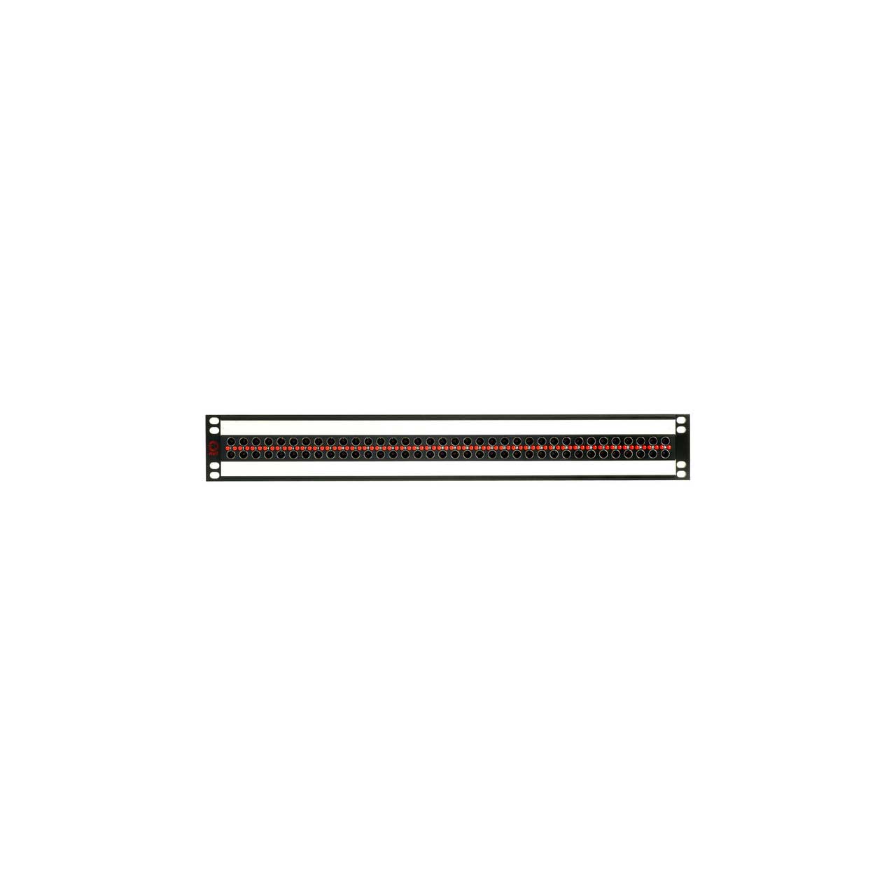 AVP AV-D236E15-AMN75-B21 1.5 RU Midsize (Mini-WECO) Video Patch Panel - 2 x 36 - Normaled - Terminating w/ Cable Bar AV-D236E15-AMN75-B21