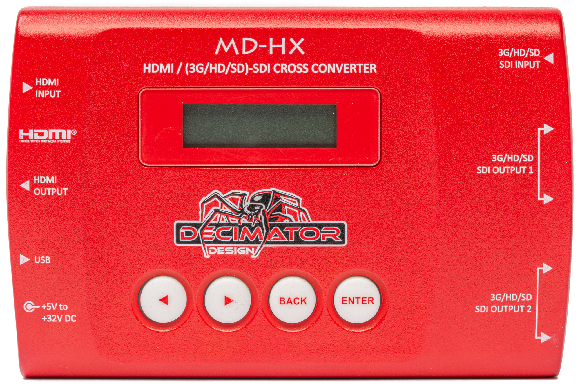 DECIMATOR MD-HX Mini HDMI/SDI Cross Converter w/ Scaling & Frame Rate Conversion 