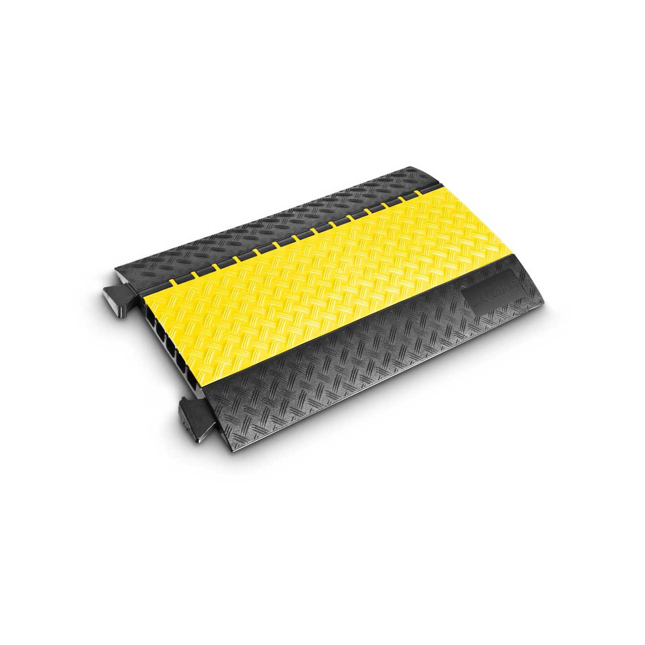 Defender DEF-85300 MIDI 5-Channel Medium Cable Protector Yellow/Black  87x21.1x2.1 Inches
