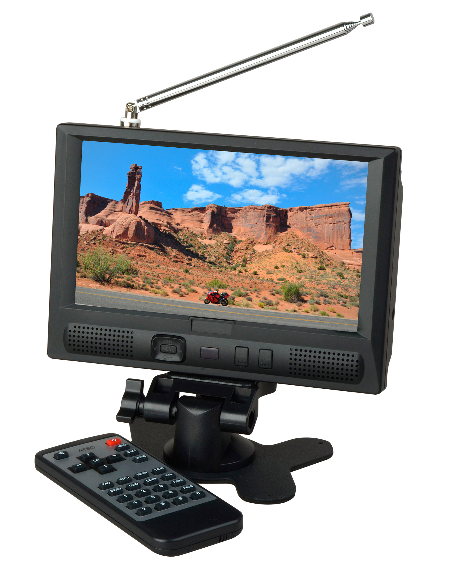 Delvcam DELV7XLPROATSC 7 Inch TFT LCD Monitor w/Builtin ATSC & NTSC