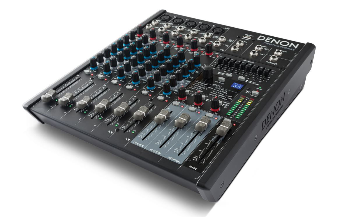 Denon DN408X 8Channel / 2Bus Tabletop Mixer