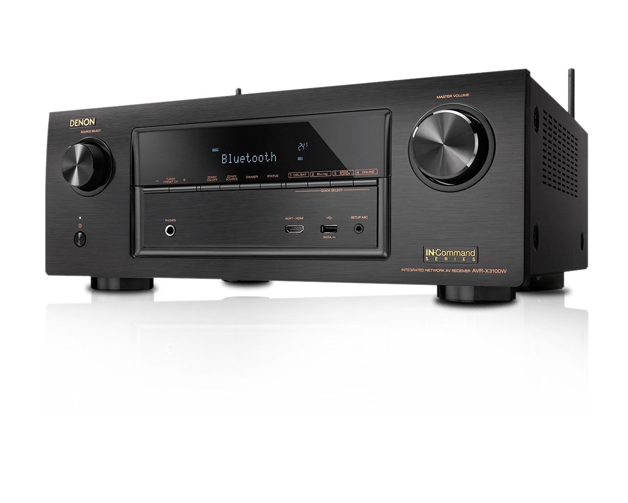 Denon AVRX3100W DualZone 4K Ultra HD A/V Receiver with Bluetooth and