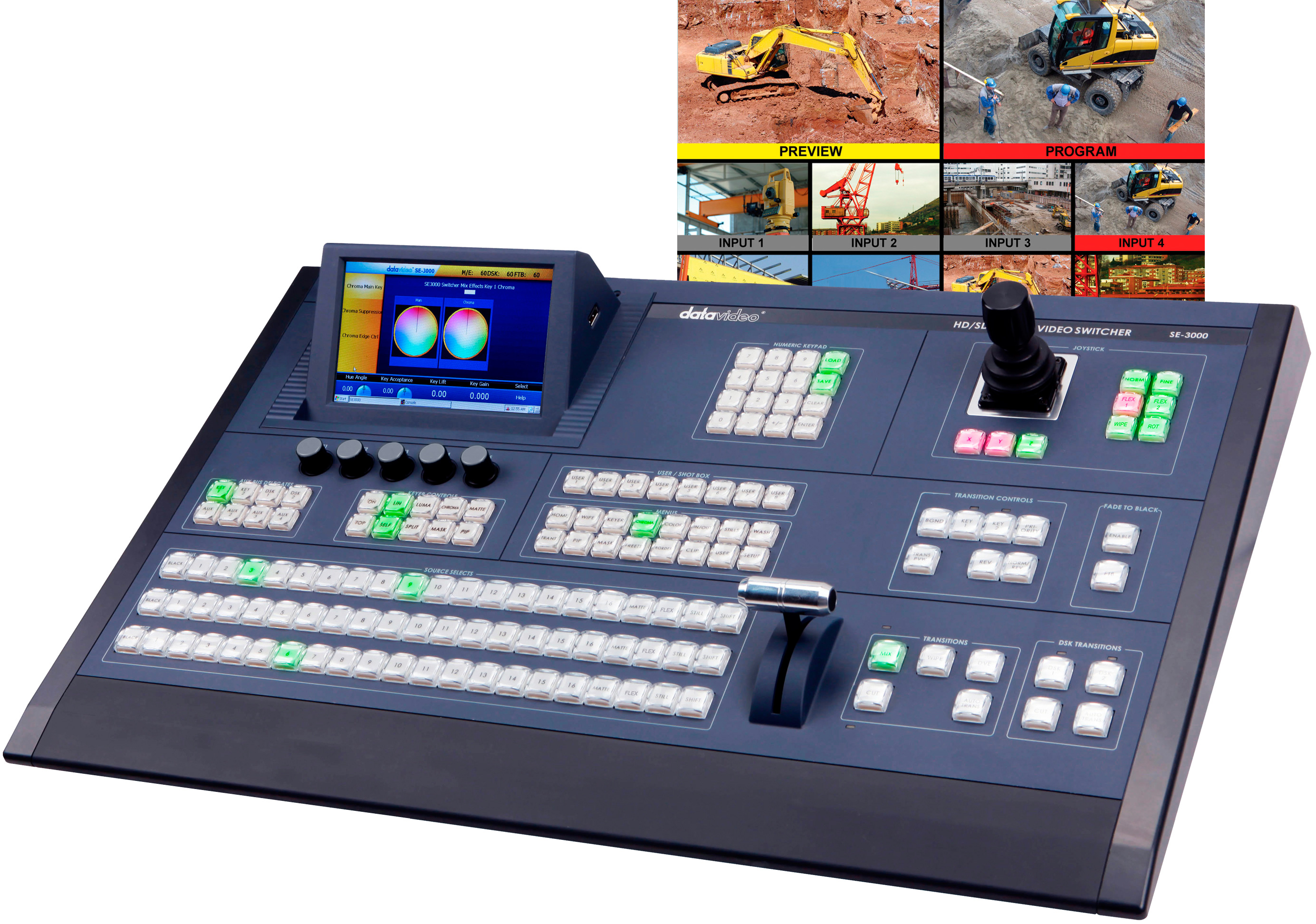 Datavideo SE300016MU HD/SDSDI Video Switcher 16 Input