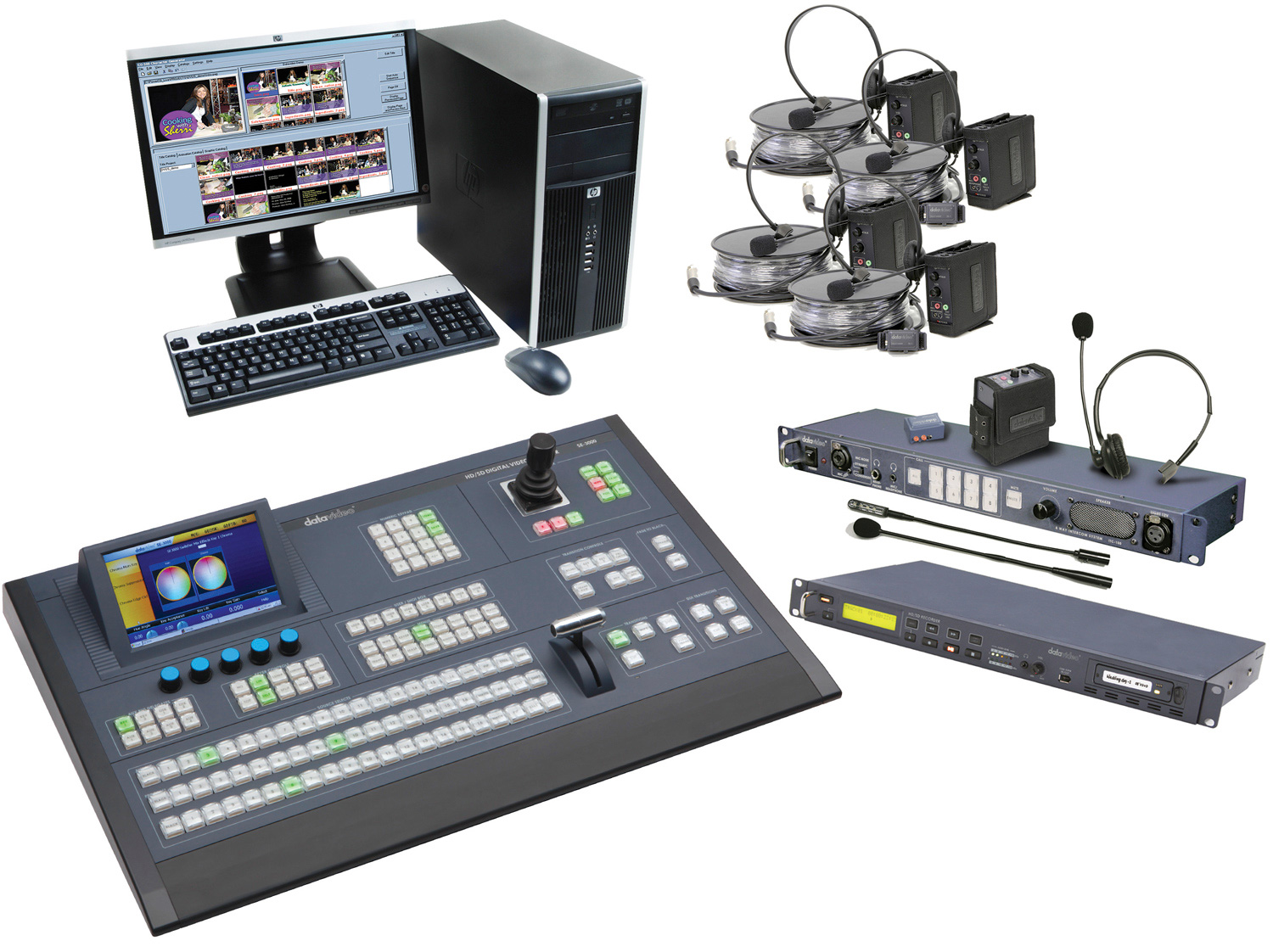 Datavideo SE30008SK 8 Input HD/SDSDI Video Switcher & HD/SDSDI Recorder