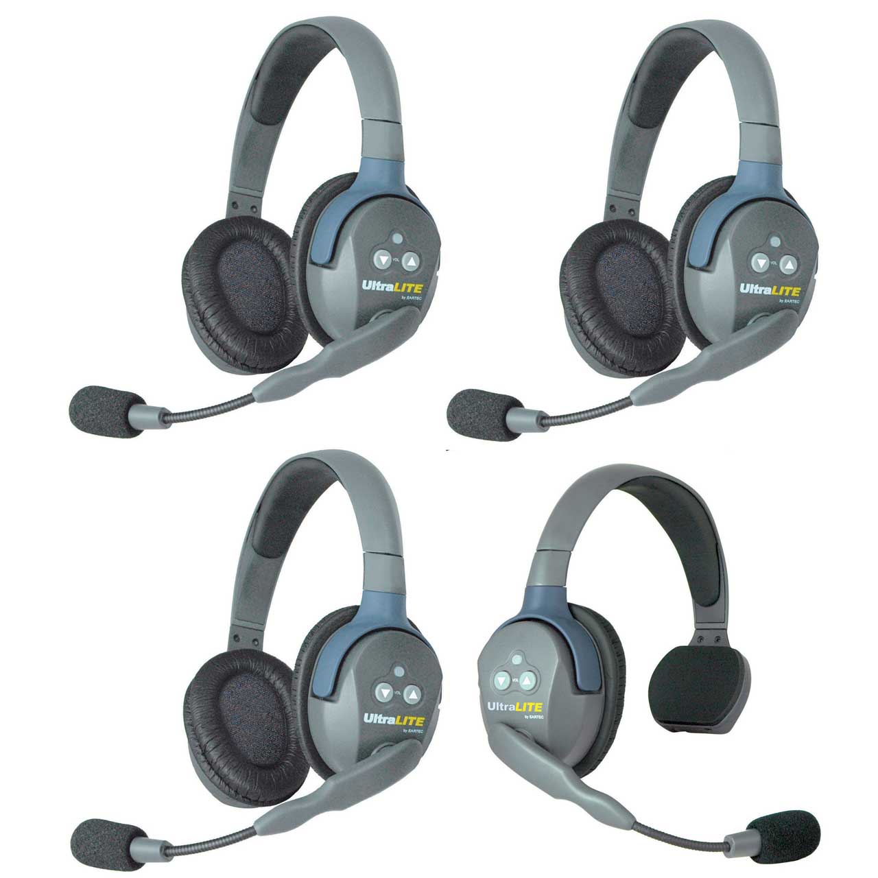 Gray for sale online Eartec UL413 UltraLITE 4-Person Headset System 