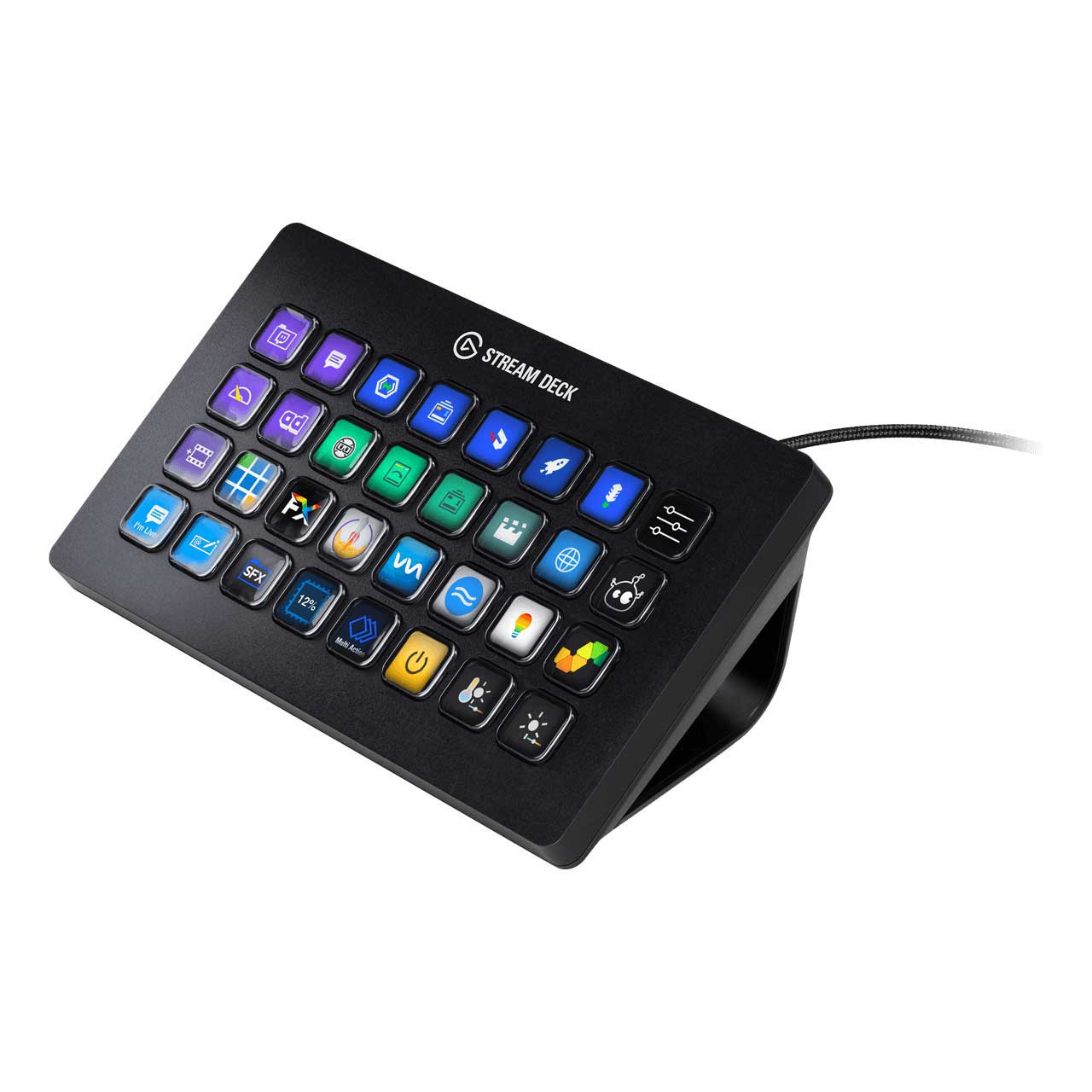 Elgato Stream Deck XL Keypad - 32 Key - USB 3.0 Interface - Mac/PC/Windows  - Black