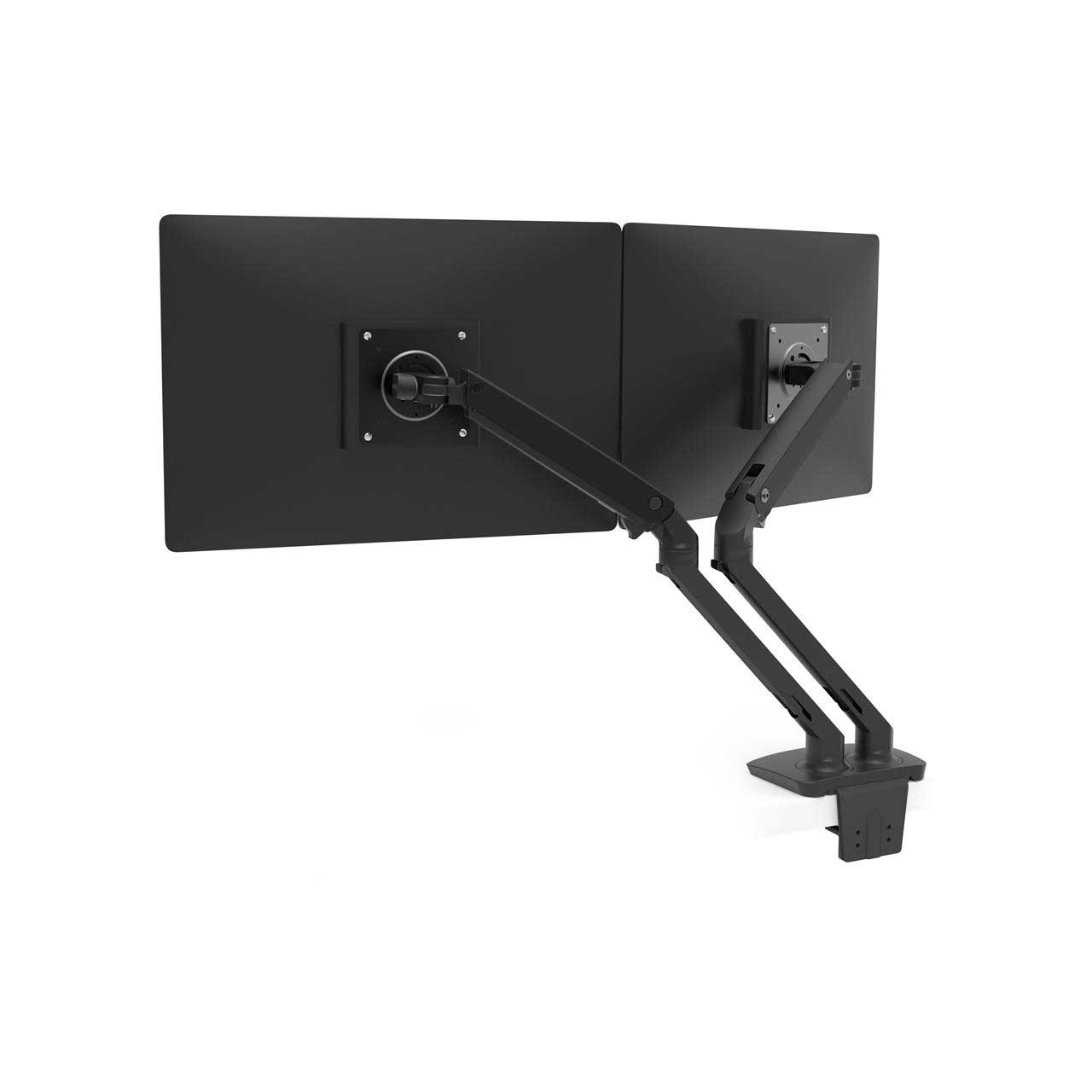 Ergotron 45-496-224 MVX Dual LCD Monitor Desk Mount Arm - Matte Black 45-496-224