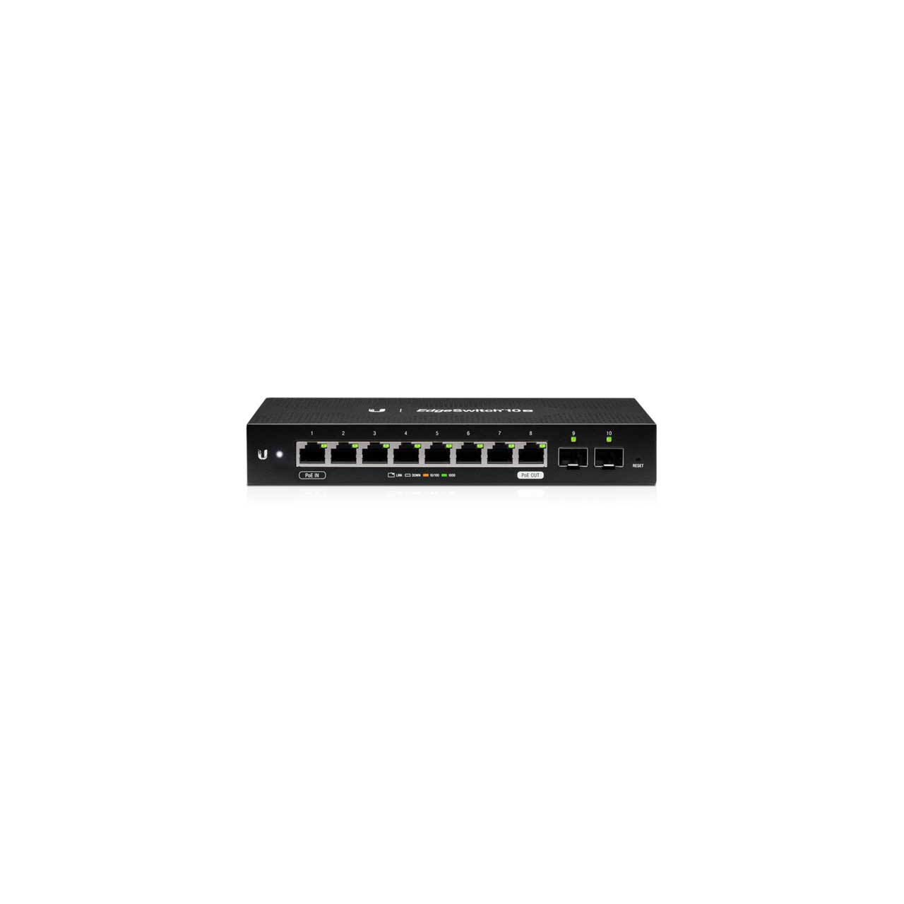 Ubiquiti ES-10X EdgeSwitch Ethernet Switch - 8 Ports - Manageable - 2 Layer Supported - Modular - 2 SFP Slots  ES-10X