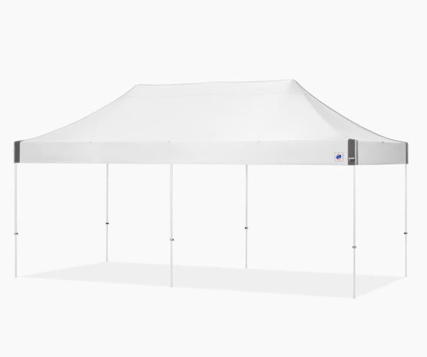 E-Z Up ES8204WH Eclipse Shelter 10x20 Foot White Top and Frame EZU-ES8204WH