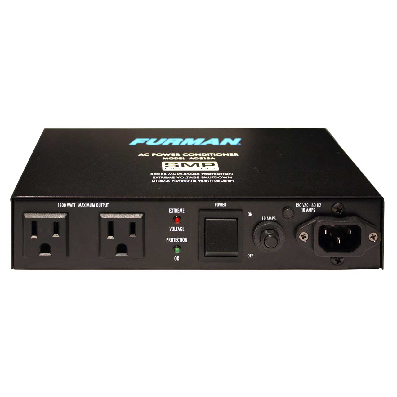 Furman AC-210A E Power Conditioner - 2 Outlet - Defective Unit But Powers On And Functions