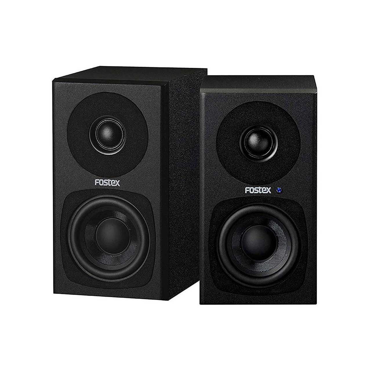 Fostex PM03H-B 3 Inch 2-way Powered Studio Monitor - Black - Pair