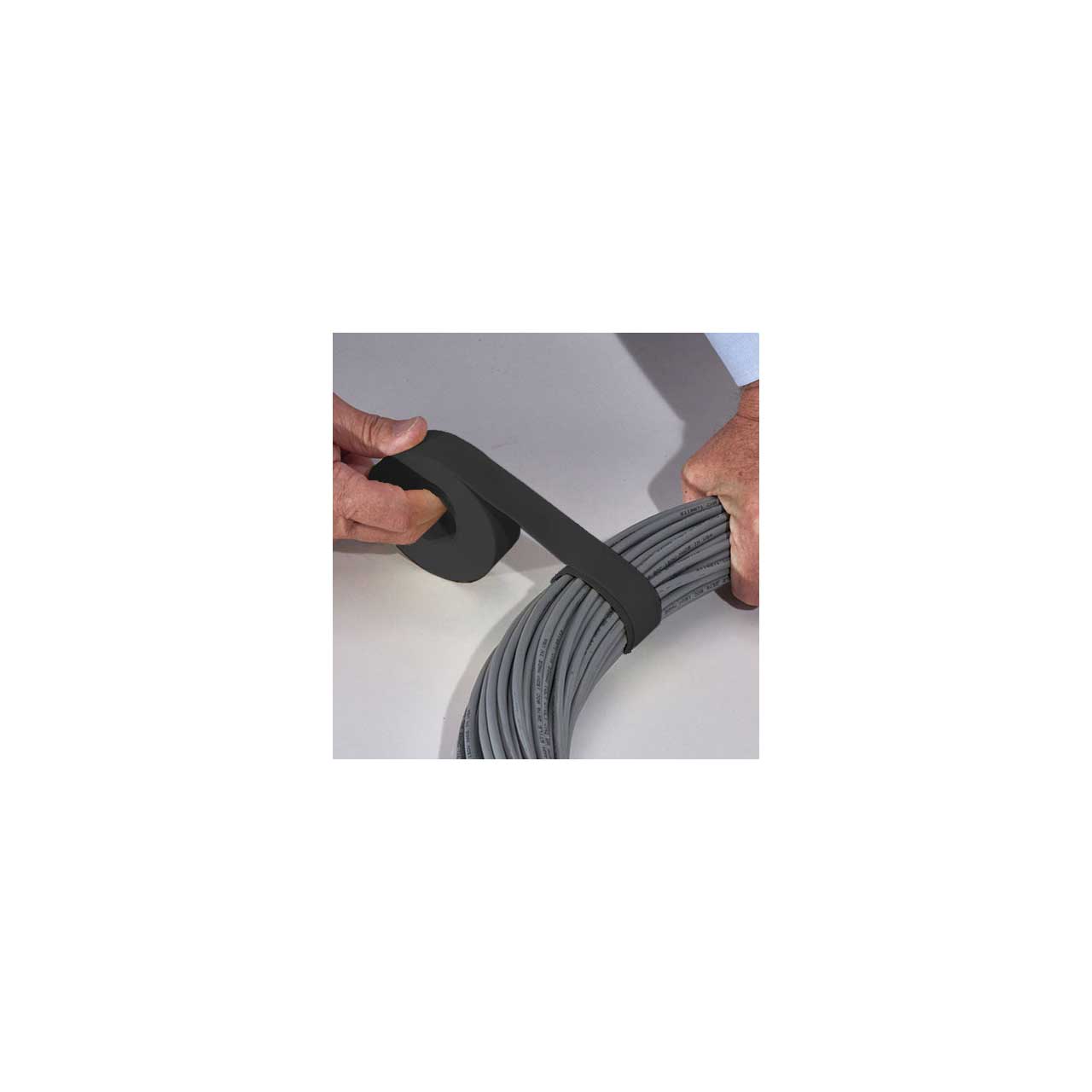 VELCRO Brand - ONE-WRAP: For Cables, Wires & Cords - 8 x 1/4 Ties, 25 Ct.  - Black