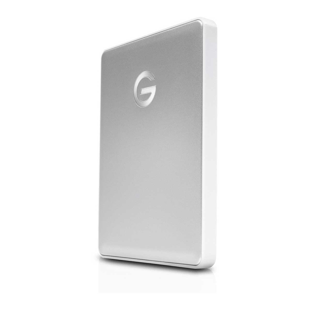 G-Tech GDMOBUC2-1TBSLV G-DRIVE Mobile USB-C Drive Plug-and-Play USB-C Port - Transfer Speeds up to 140MBs - 1TB - Silver  GDMOBUC2-1TBSLV G-DRIVE