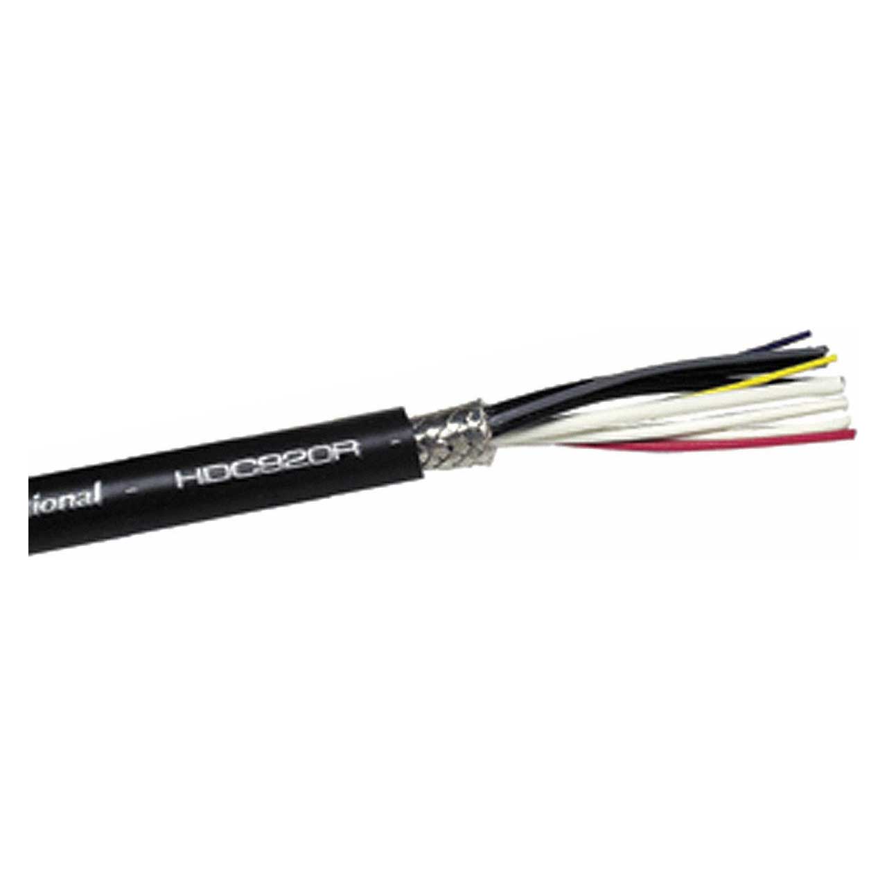 Gepco HDC920R SMPTE 311M Hybrid Fiber Optic Cable with Copper Conductors for Permanent Install - Per Foot  HDC920R.41
