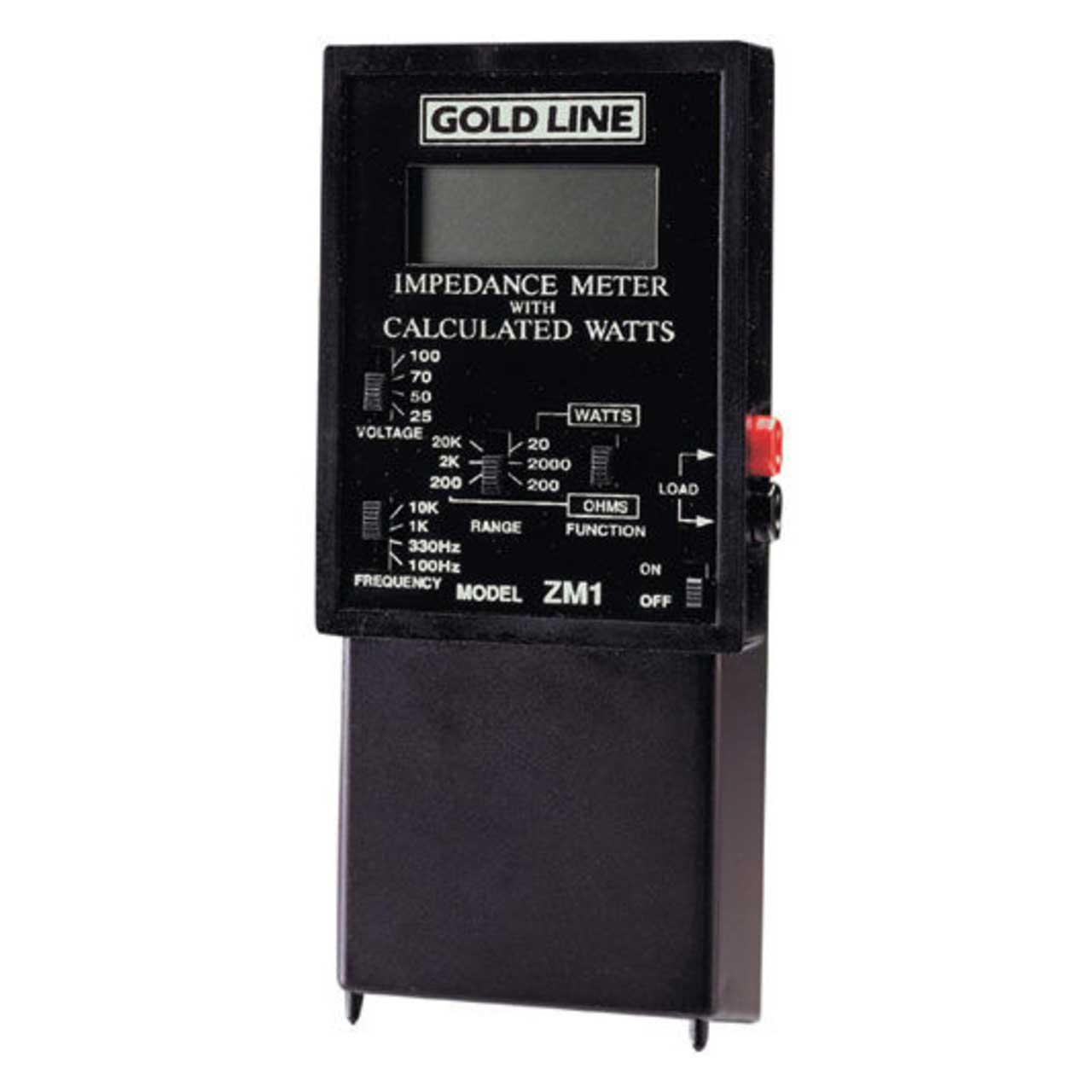 Gold Line ZM1 Portable Battery Operated Impedence Meter for 25 / 50 / 70 / 100 Volt Line Systems GLDL-ZM-1