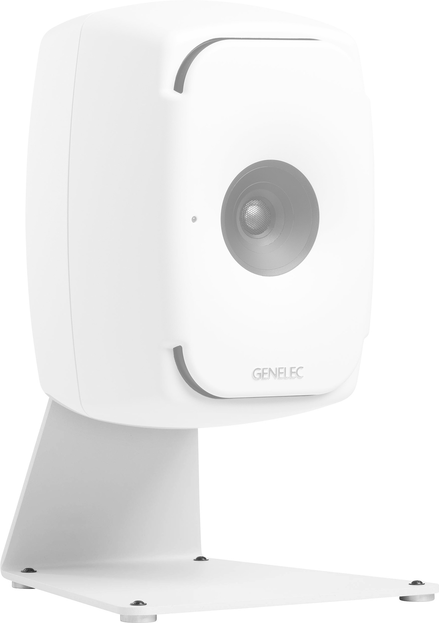 Genelec 8000325W Lshape Table Speaker Stand for 4040 White Finish