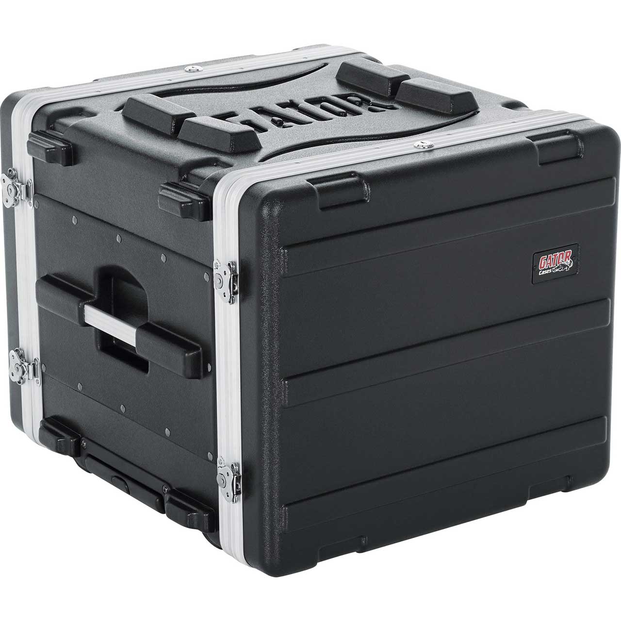 Gator GRR8PLUS 8 Space Rolling Rack Case with built in PDU Power Strip