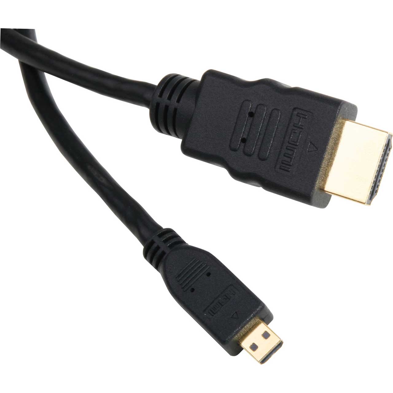 chance vinden er stærk venskab Micro HDMI Type D Male to HDMI Type A Male Cable 3 Foot