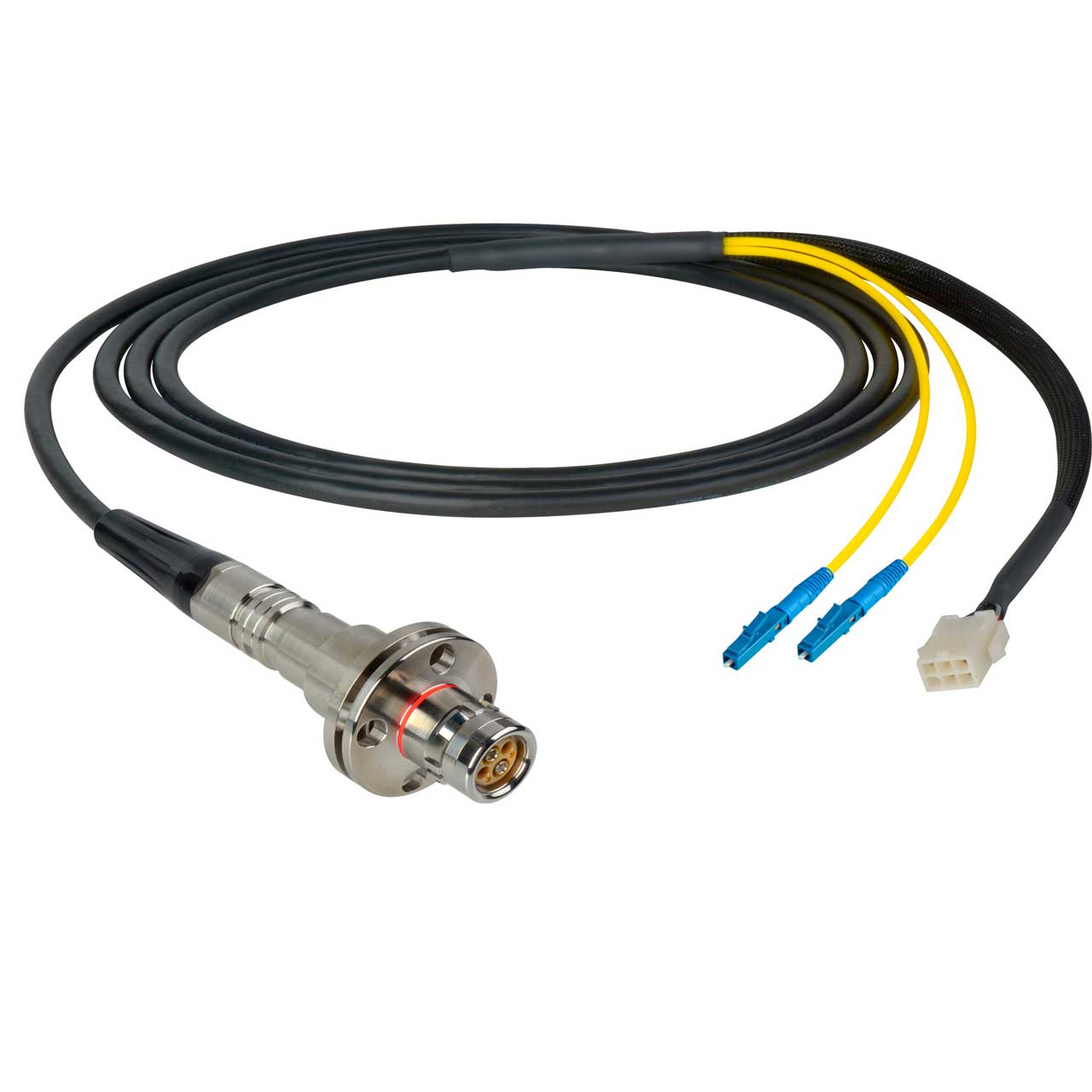 Camplex HF-PUWLC8-BO LEMO PUW to Duplex LC & 6-Pin RG Fiber Breakout