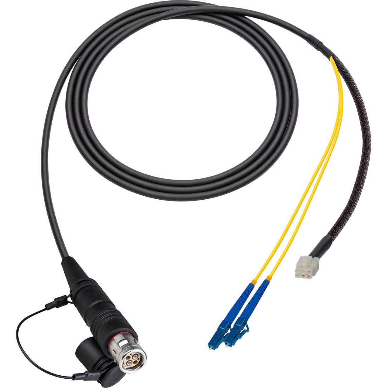 Camplex HF-PUWLC8-BO LEMO PUW to Duplex LC & 6-Pin RG Fiber Breakout - Thumbnail 2