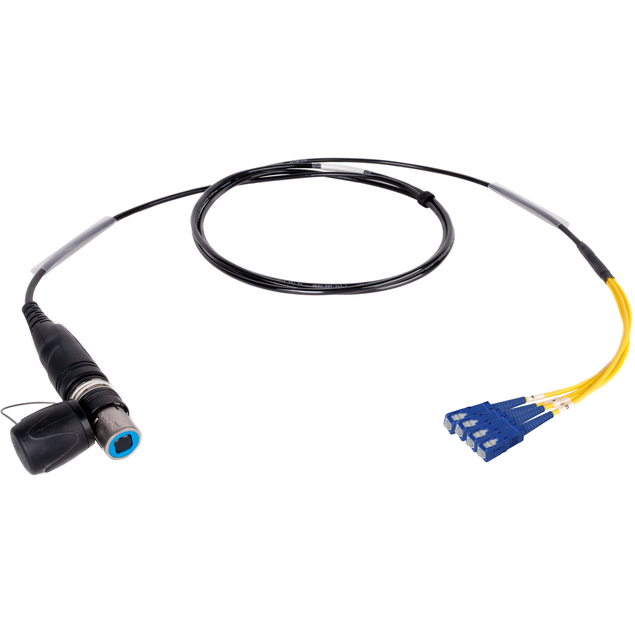 Camplex opticalCON QUAD to SC Fiber Optic Breakout Cable