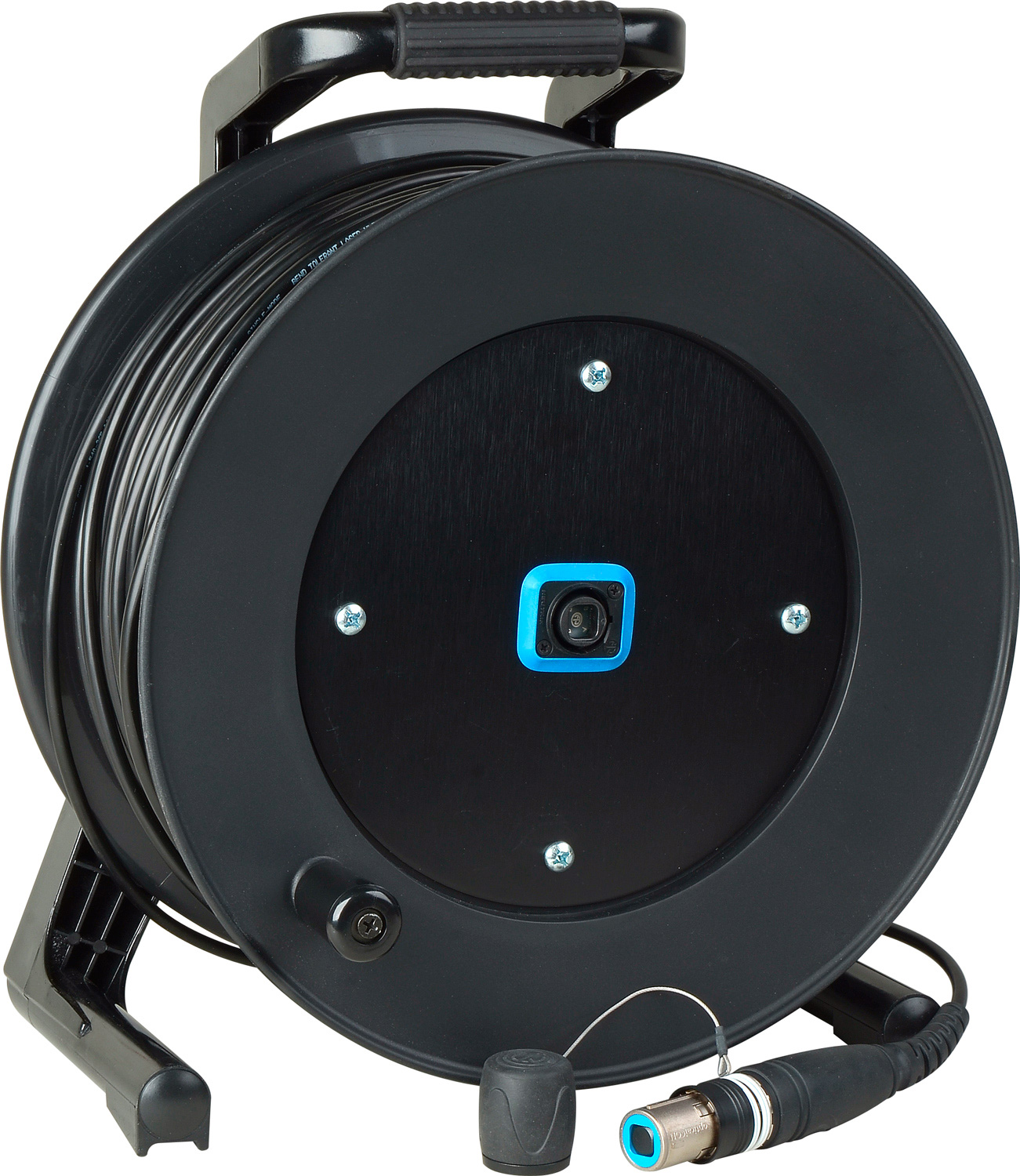 Camplex opticalCON QUAD SM Fiber Optic Tactical Reel Connectorized Hub