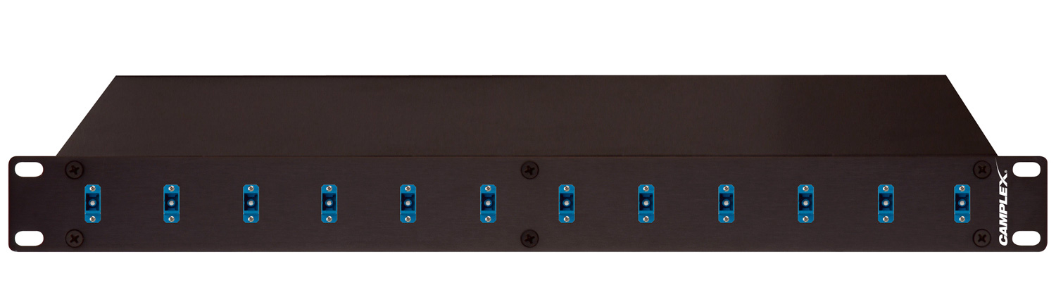 Camplex 12-Port SC to SC Optic Fiber Feedthru Rackmount Cabinet Simplex ...