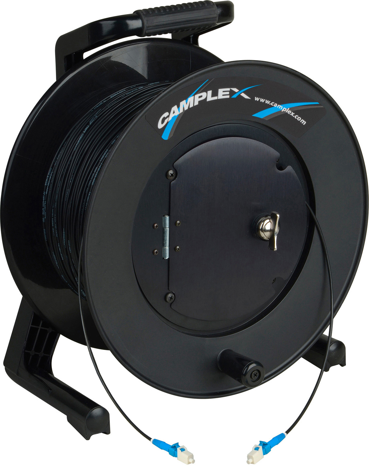 Camplex TAC1 Simplex Single Mode LC Fiber Optic Tactical Cable Reel ...