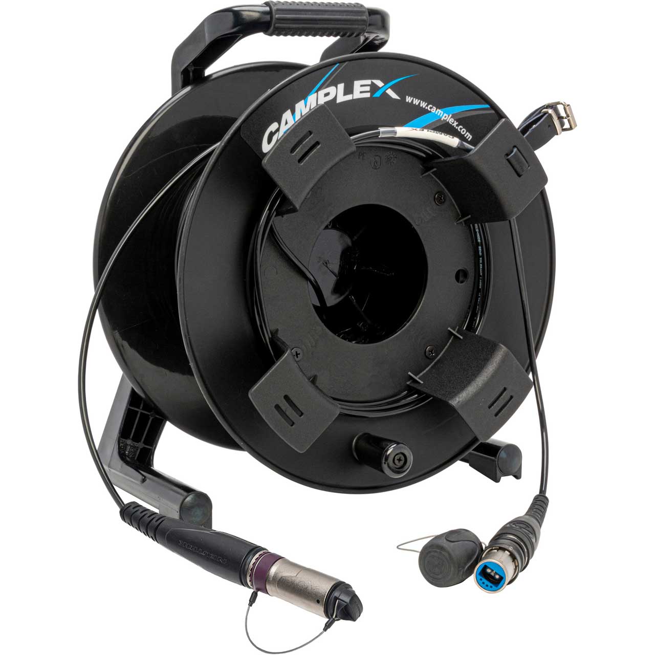 Camplex HF-TROC2NOF-0750 Neutrik opticalCON DUO to DRAGONFLY Female SMPTE 311 SM Fiber Optic Cable Reel - 750 Foot HF-TROC2NOF-0750