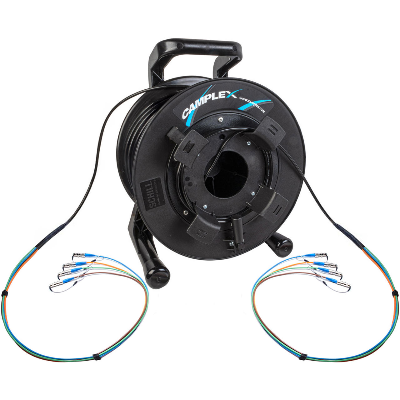 Camplex HF-TRX04ST 4-Channel ST XTREME Tactical Single Mode Fiber Optic ...