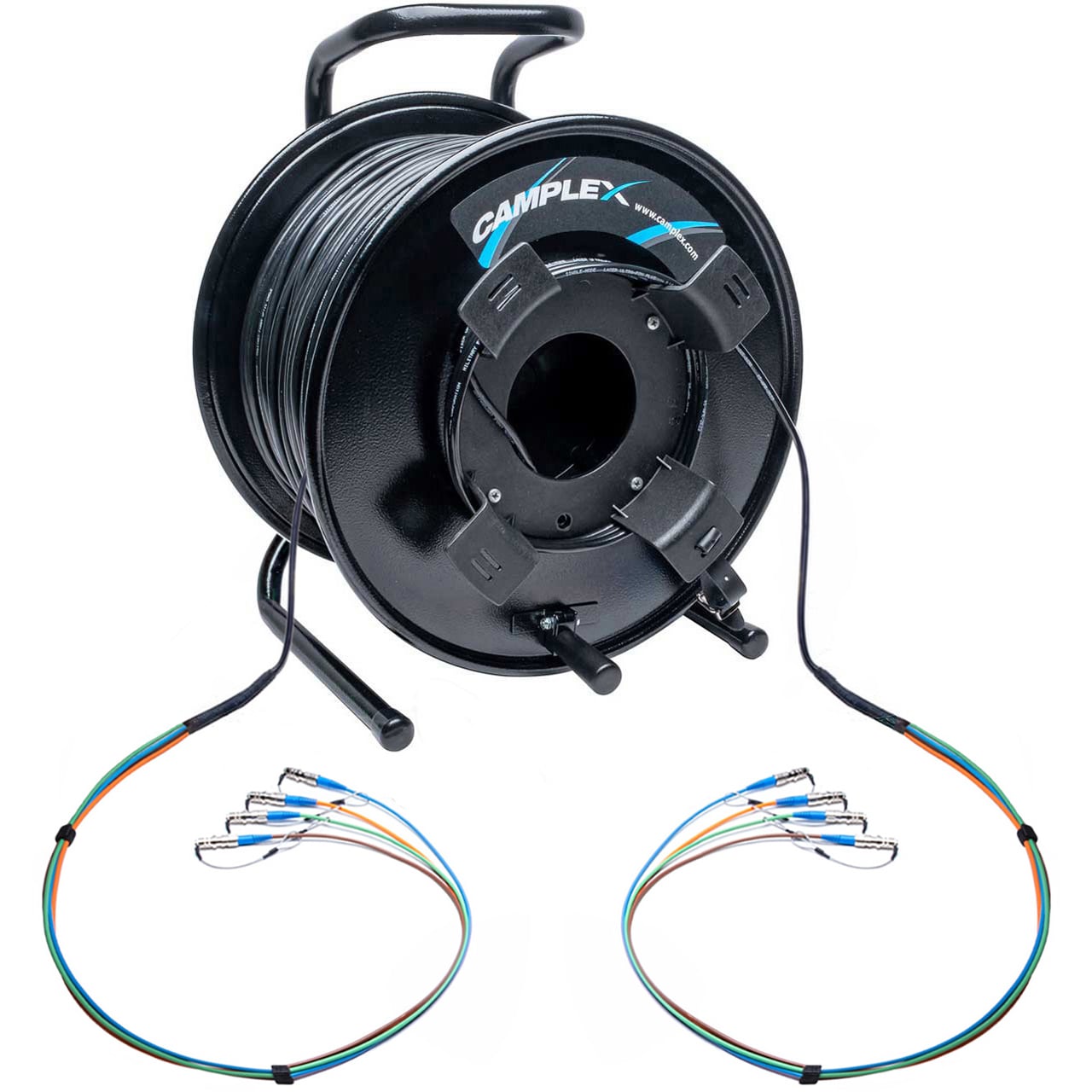 Camplex HF-TRX04ST 4-Channel ST XTREME Tactical Single Mode Fiber Optic ...