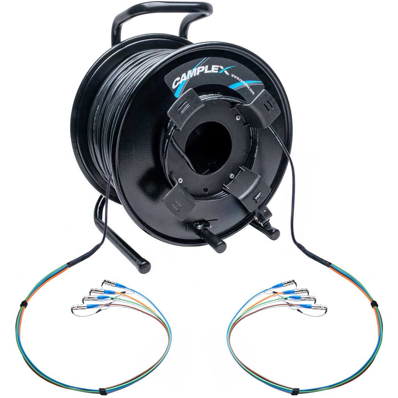 Camplex HF-TRX04ST 4-Channel ST XTREME Tactical Single Mode Fiber Optic ...