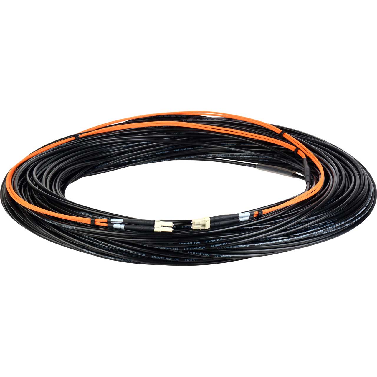 Camplex HF-TS02LCM1 LC Multimode OM1 Tactical Fiber Optic Cable - Thumbnail 5