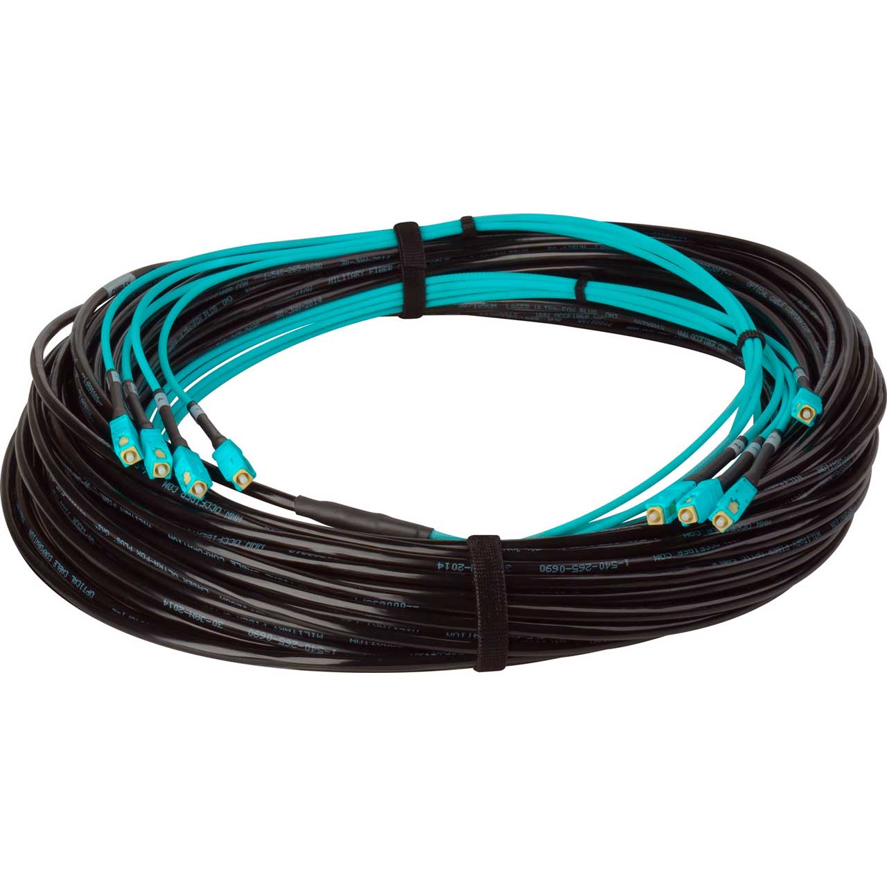 Camplex HF-TS02STM3 2-Channel ST Multimode OM3 Tactical Fiber Optic Cable - Thumbnail 4