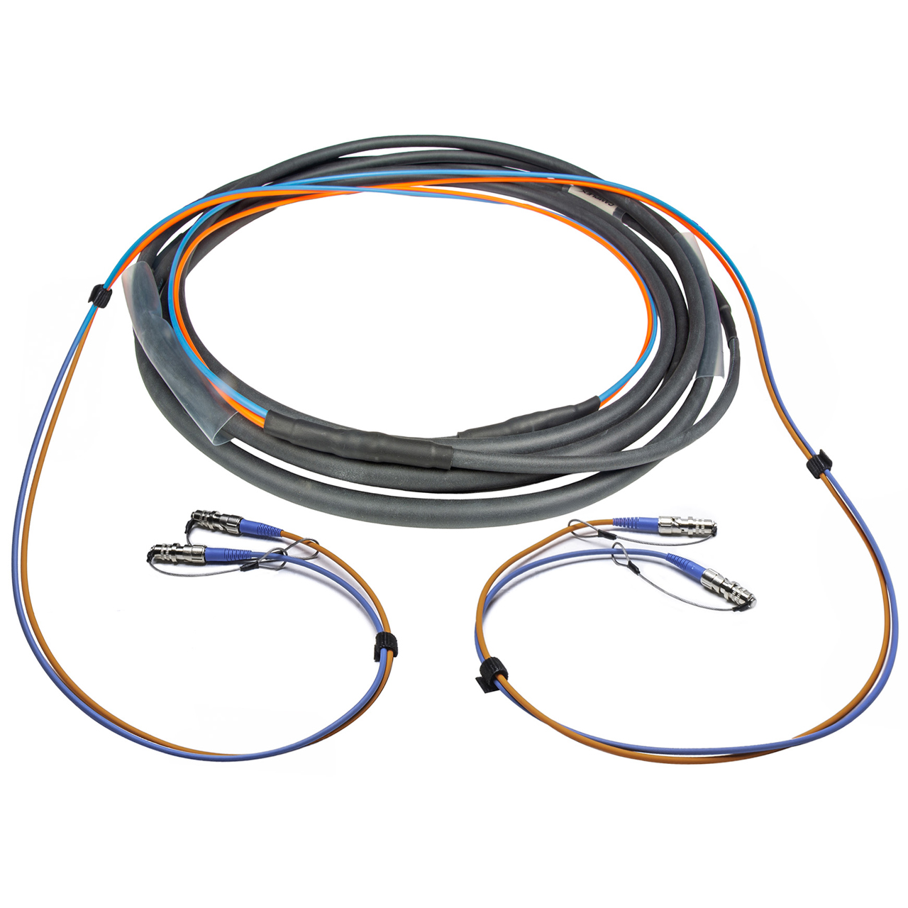 Camplex HF-TSX02ST 2-Channel ST XTREME Tactical Single Mode Fiber Optic ...