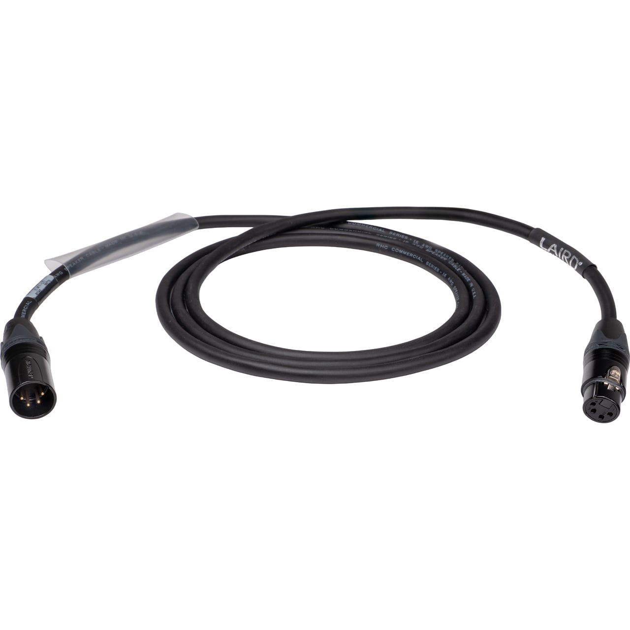 Laird HIPWR-X4 Heavy Duty 4-Pin XLR-M To 4-Pin XLR-F High Power Cable - Thumbnail 4