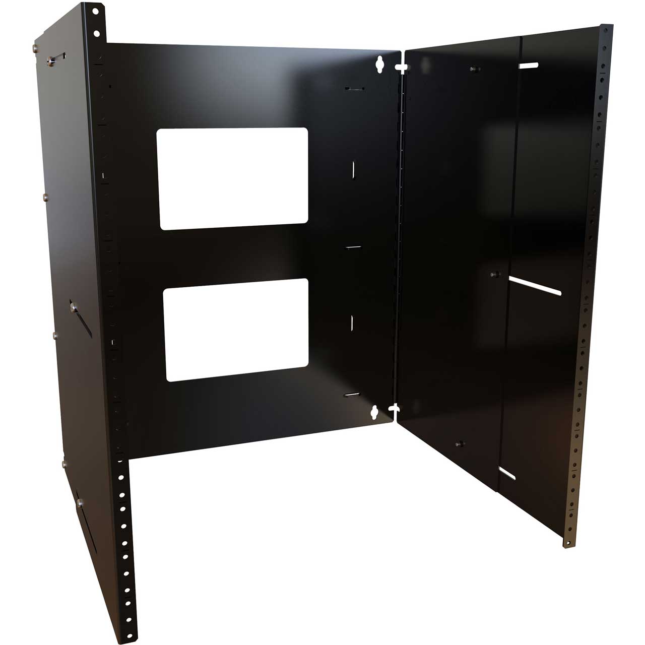 Hammond APB19021BK1 12RU Adjustable Depth Wall Rack APB19021BK1