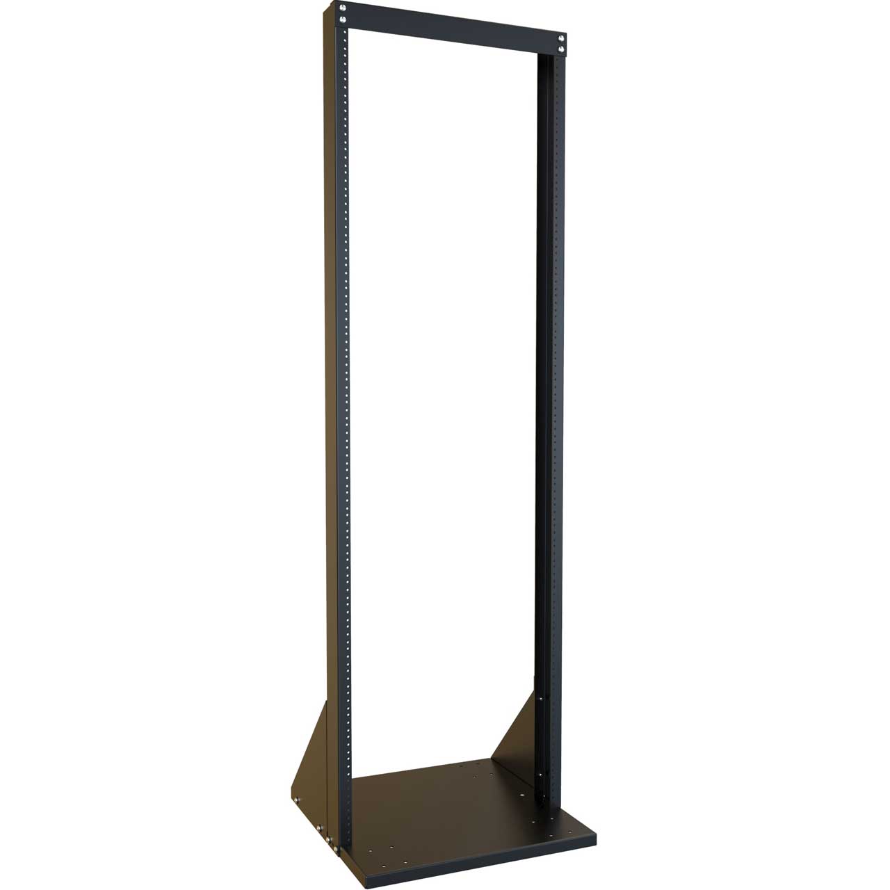 Hammond DNRR1963LDK 36RU 19 Inch Open Frame Rack - 10-32 Double-tapped 2-post - 66 Inch Overall Height - Knockdown DNRR1963LDK