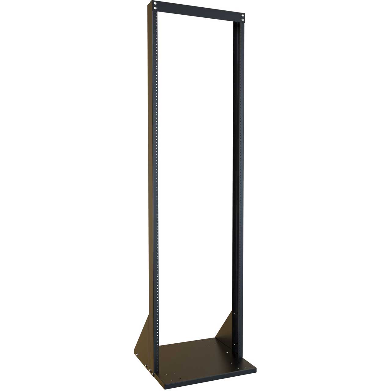 Hammond DNRR1970LDK 40RU 19 Inch Open Frame Rack - 10-32 Double-tapped 2-post - 73 Inch Overall Height - Knockdown DNRR1970LDK