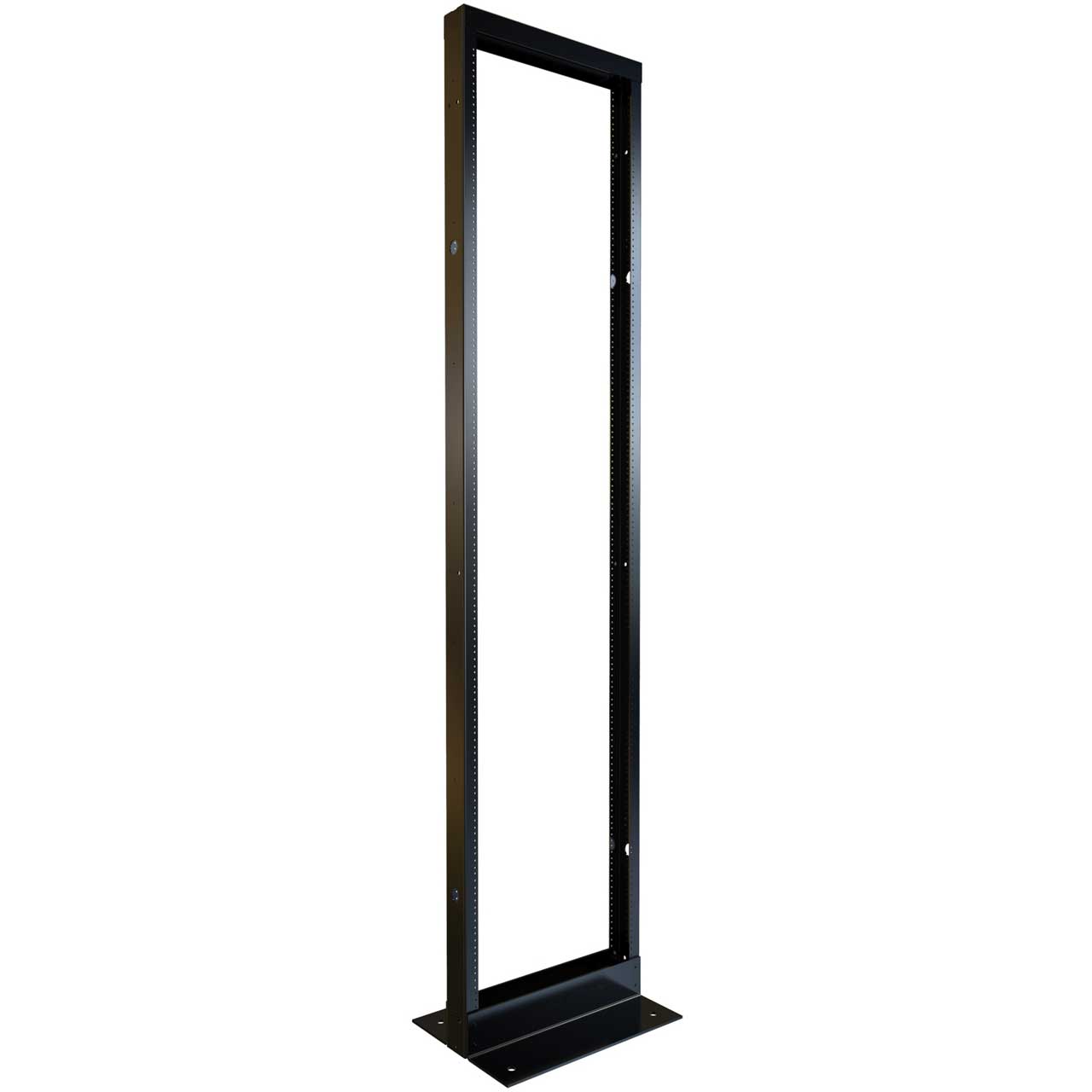 Hammond DNRR84HDKB 48RU 19 Inch Rack - 10-32 Double-tapped 2-post - 90.13 Inch Overall Height - Knockdown DNRR84HDKB