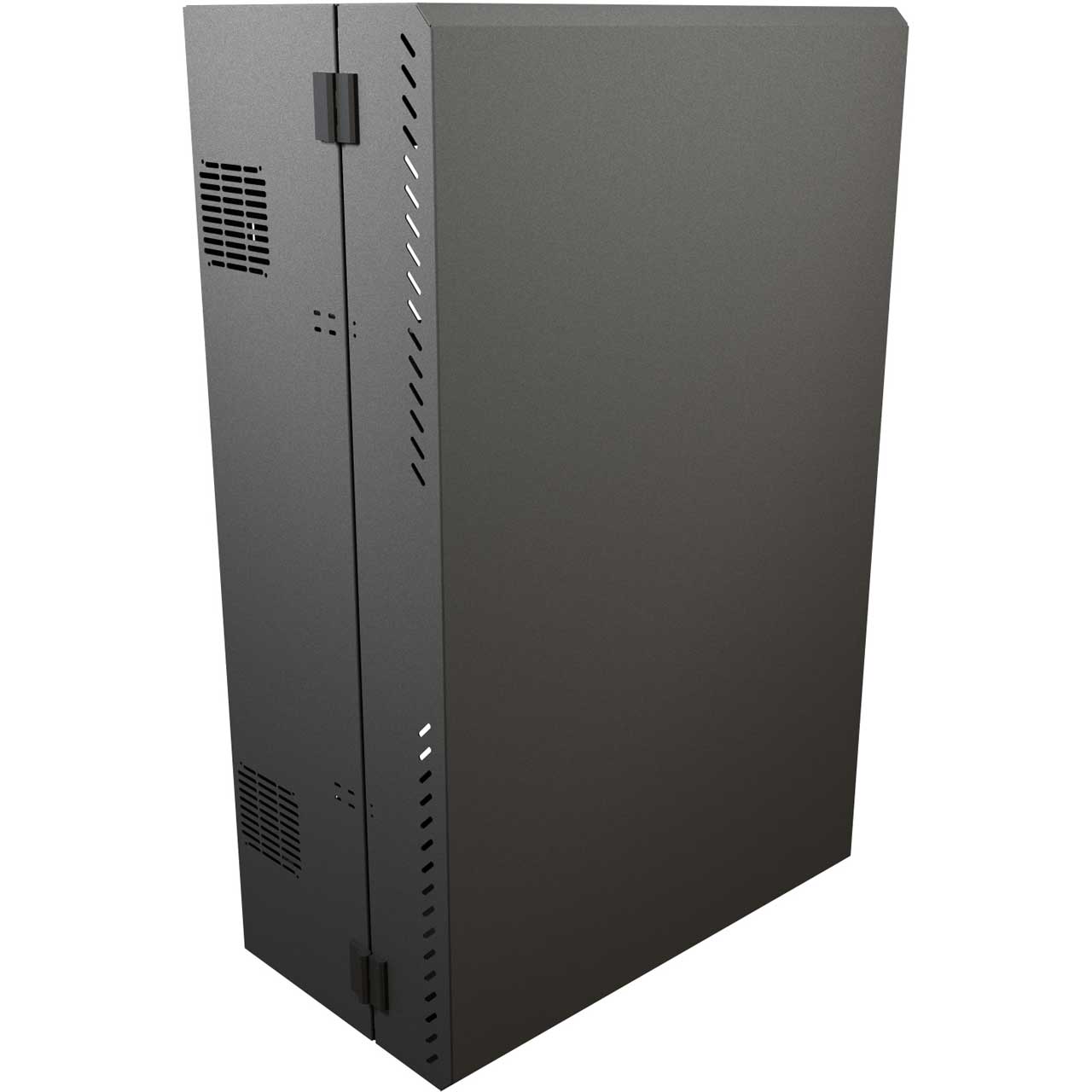 Hammond HLP6U43BK 6RU 43 Inch Height Low Profile Wall Mount Cabinet HLP6U43BK