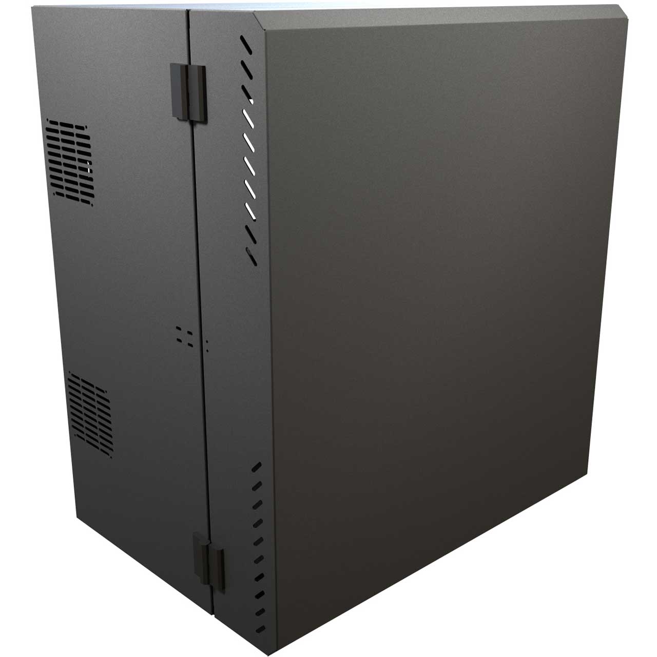 Hammond HLP8U31BK 8RU 31 Inch Height Low Profile Wall Mount Cabinet HLP8U31BK